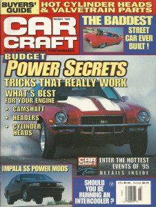 CAR CRAFT 1995 MAR - 440X6, V8 COMET, HENNESSEY Z28